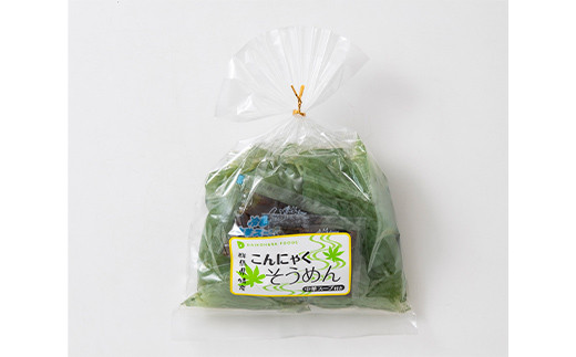 ヘルシーこんにゃくそうめん食べ比べ（1食 83kcal）スープ付 青のり麺 豆乳麺 蒟蒻 コンニャク セット 詰め合せ 詰合せ ダイエット 糖質制限 ローカロリー 低カロリー 低糖質 カロリーオフ ヘルシー F21E-189