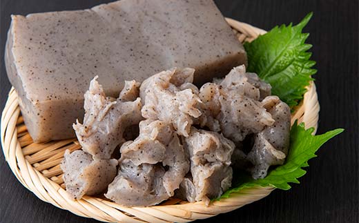 職人技が光る、昔ながらのバタ練り田舎こんにゃくセット（板こんにゃく600g×2袋・ちぎりこんにゃく450g×1袋入り） 蒟蒻 こんにゃく コンニャク ダイエット 糖質制限 ローカロリー 低カロリー 低糖質 カロリーオフ ヘルシー F21E-490