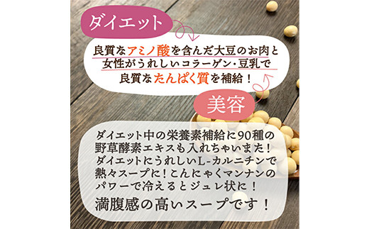 10種の野菜たっぷり麹のポタージュ (24食入) 麹 ポタージュ スープ 酵素 野菜 大豆 コラーゲン ファイバー 食品 F20E-798