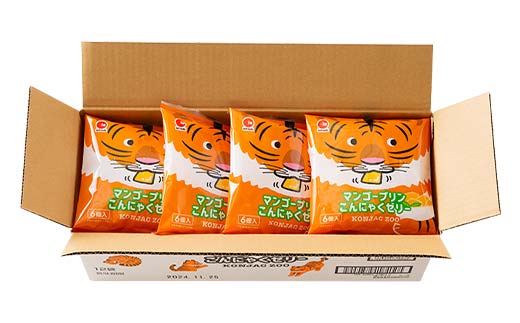  マンゴープリンこんにゃくゼリー(20g×6個×12袋入)×1箱 F21E-240