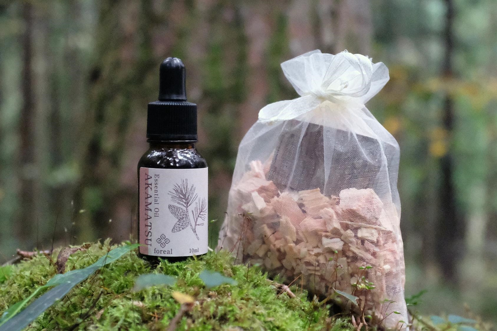 【253】森の香。AKAMATSU（WOODディフューザー付き）