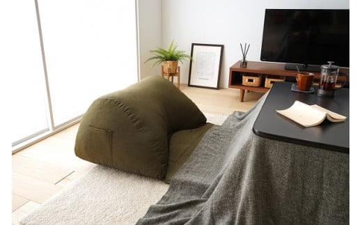 【a042】スマホソファ（ネイビー・デニム生地）【配送不可地域：沖縄県、離島】