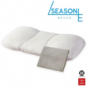 【159】洗えるこだわりの5層構造プレミアム枕（プラチナコットンの専用カバー付）