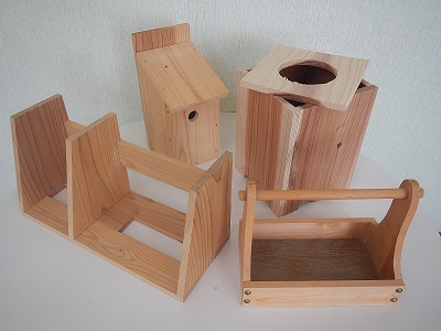 【52】わらべ工房　木工体験（オリジナル木工品３品作製）