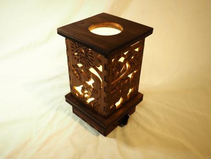 【265】みどりの杉あかり　直方体タイプ（みどりの四季）