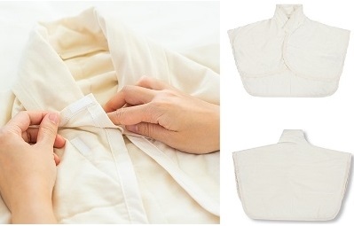 【162】あったかシルクわたの足首ポカポカと肩当のセット