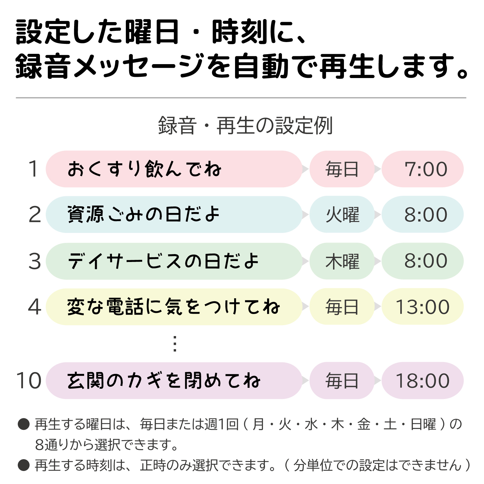 【a226】時間だよ！おしらせとうばん