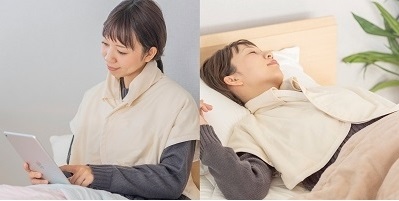 【162】あったかシルクわたの足首ポカポカと肩当のセット