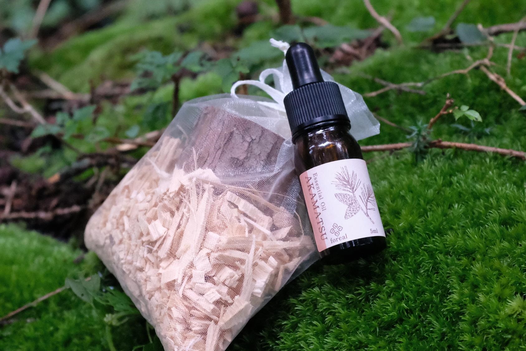 【256】森の香。AKAMATSU（WOODディフューザー付き）