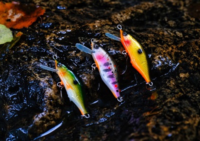 【175】木製ハンドメイドルアー①【ミノー型】3個セット