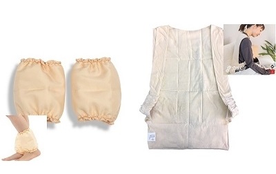 【163】あったかシルクわたの足首ポカポカとインナーベストのセット