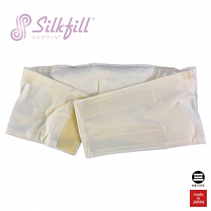 【151】手洗いOK　群馬県産シルクわたの腹巻