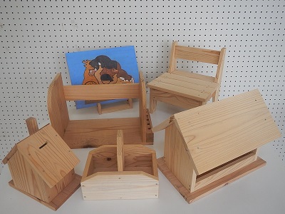 【52】わらべ工房　木工体験（オリジナル木工品３品作製）