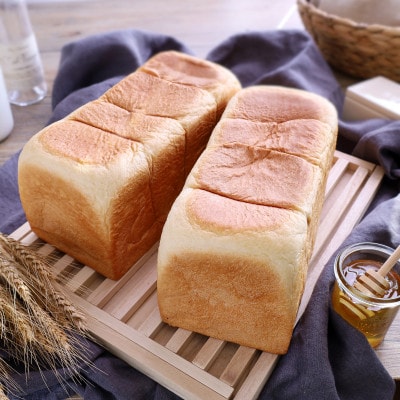 地球屋パン工房　高級生食パン『ハニーブレッド極』　2本(4斤)セット【配送不可地域：離島・沖縄県】