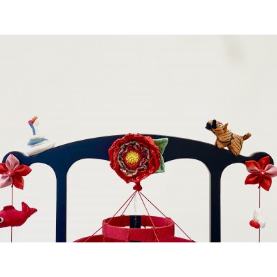 地球屋のつるし飾り　プレミアム(つるし雛)　　向い干支付き(巳・亥)