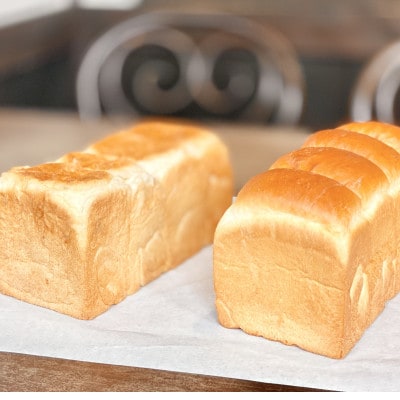 サツマイモ食パンとキング食パン2本(4斤)セット【配送不可地域：離島】