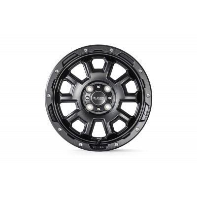 JAOS ADAMAS BL5 15x5.0J+46 4H100.0 マットブラック