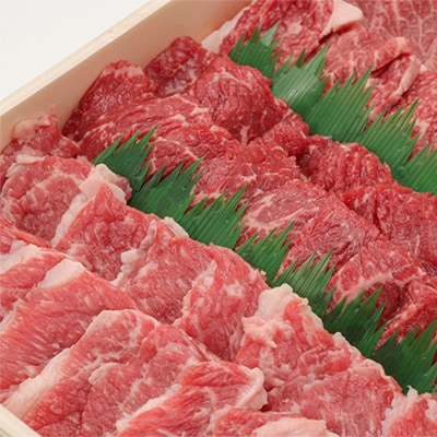 上州牛肩・モモ・バラ焼肉セット(合計1.1kg)【配送不可地域：離島】