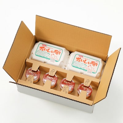 岩田のおいしい卵と 黄金プリンのセット【配送不可地域：離島・北海道・沖縄県・中国・四国・九州】