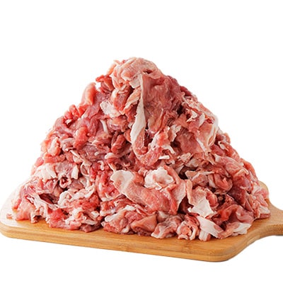 冷凍上州麦豚　モモカタ切落し　約2.4kg【配送不可地域：離島】