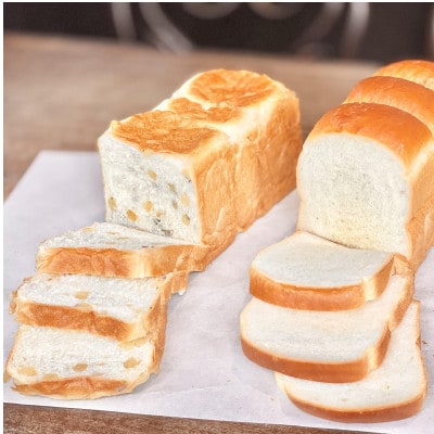 サツマイモ食パンとキング食パン2本(4斤)セット【配送不可地域：離島】