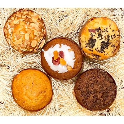 地球屋プレミアム　5種類のマフィン×各1個　計5個セット【配送不可地域：離島】