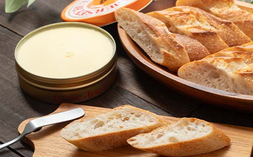 【神津牧場】ジャージー牛の濃厚ミルクで作った発酵バター225g×1缶セット F21K-492