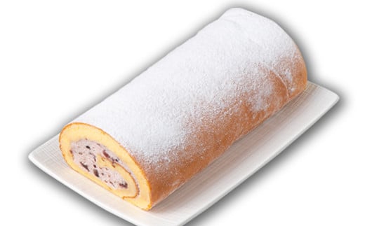 和菓子屋さんのお米の純生ロールケーキ(抹茶＆あずき) F21K-666