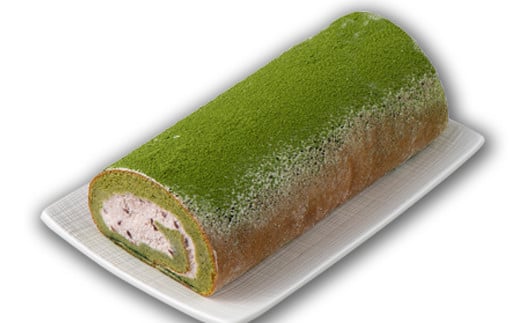 和菓子屋さんのお米の純生ロールケーキ(抹茶＆あずき) F21K-666