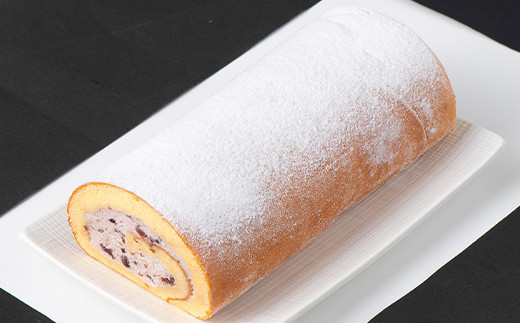 和菓子屋さんのお米の純生ロールケーキ (プレーン＆あずき) 手土産 おやつ デザート スイーツ こだわり F21K-460