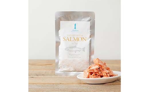 ママなんちゃんシリーズセット9（有機納豆いっ歩　大粒・小粒各4個・ファームドシルバーサーモン＆シーソルト１袋） 群馬県 下仁田町 国産 食比べ たべくらべ ご飯のお供 タレ付き F21K-658