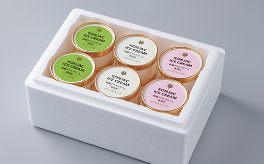 無添加こんにゃくアイスクリーム3種セット12個入り F21K-220