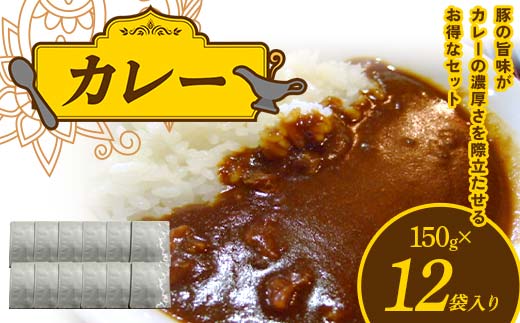 カレー 150g×12袋入り F21K-639