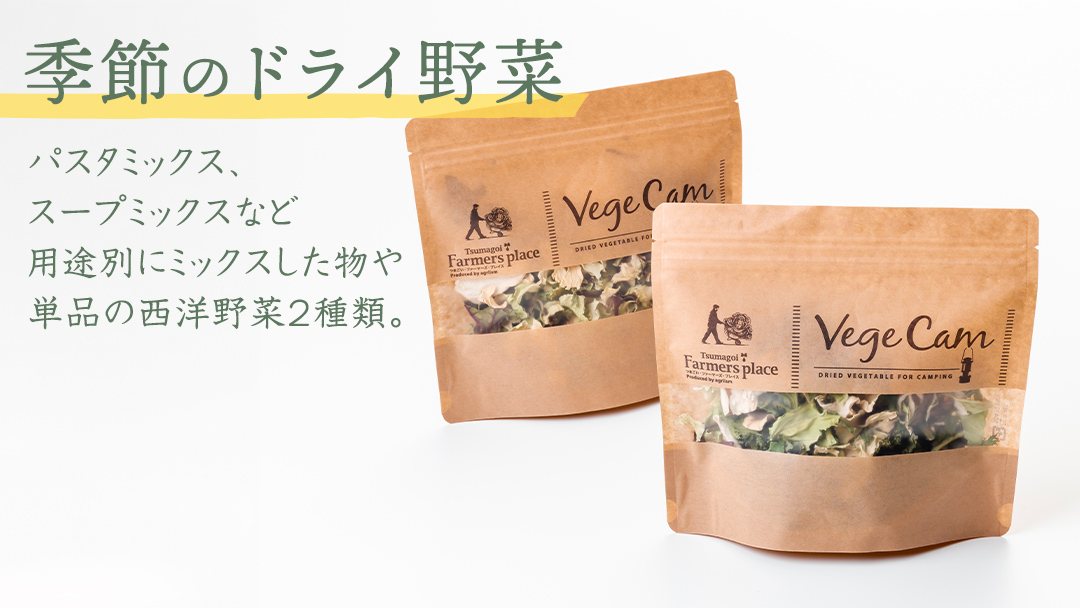 嬬恋産 季節のドライ野菜とベジティーの詰め合わせ 乾燥野菜 干し野菜 洋風野菜 ティーバッグ [AG002tu]