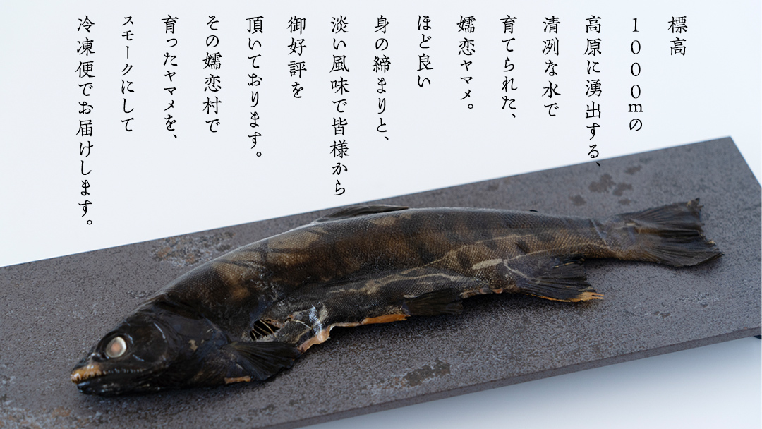 ヤマメ スモーク 2尾 セット 魚 魚介 山女魚 燻製 おつまみ 酒の肴 おかず 惣菜 10000円 [AW001tu]