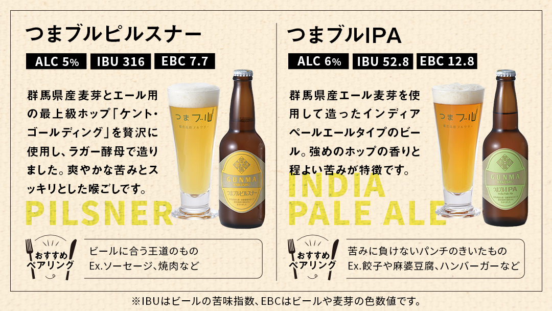 クラフトビール 群馬麦酒 6本 セット ＜季節のビール＞ ビール 地ビール お酒 酒 アルコール 瓶 飲み比べ 330ml 嬬恋高原ブルワリー [AA001tu]