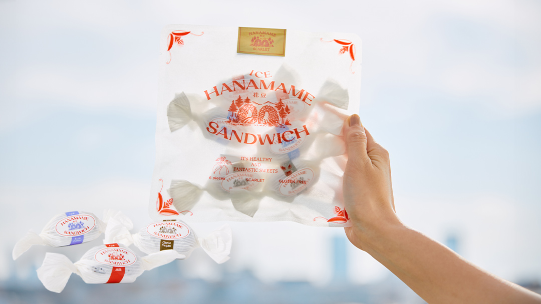 アイス花豆サンド アソートパック (6個入り×1袋)+ ミルク (6個入り×1袋) SCARLET スイーツ 洋菓子 お菓子 チョコヴィーガン ラムバター アイスサンド[AB072tu]