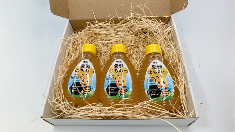 嬬恋村 愛妻はちみつ ( 百花 ) 250g 3個セット はちみつ ハチミツ 国産 蜂蜜 群馬 [AC002tu]