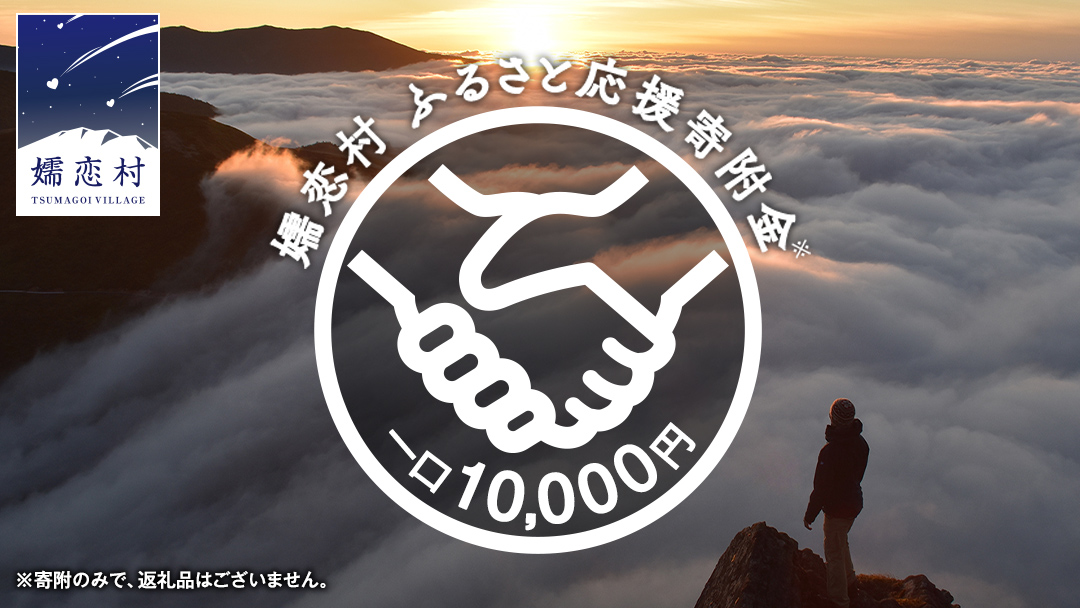 【返礼品なし】群馬県 嬬恋村 ふるさと応援寄附金 10000円 寄附のみの応援 寄附のみ 返礼品なし 返礼品無し [AO017tu]