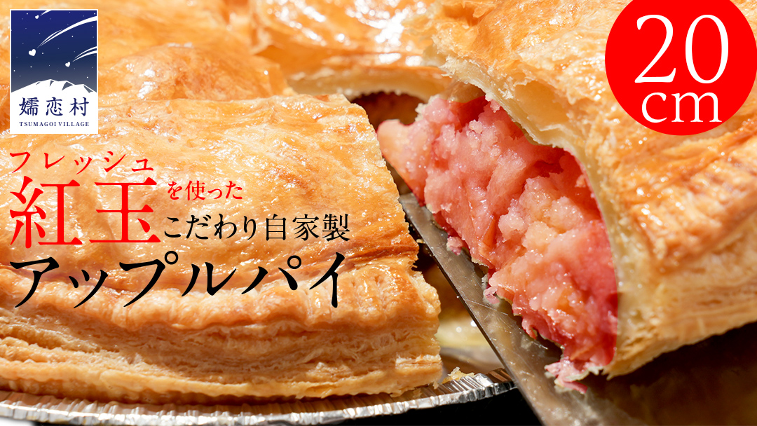 アップルパイ ( ホール 直径 20cm ) 自家製 ケーキ パイ おやつ 焼菓子 焼き菓子 リンゴ スイーツ ホール お取り寄せ お菓子 洋菓子 紅玉りんご ギフト 贈り物 [BL001tu]