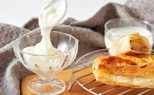 プレミアムヨーグルトと川場のむヨーグルトとアップルパイセット【配送不可地域：離島】