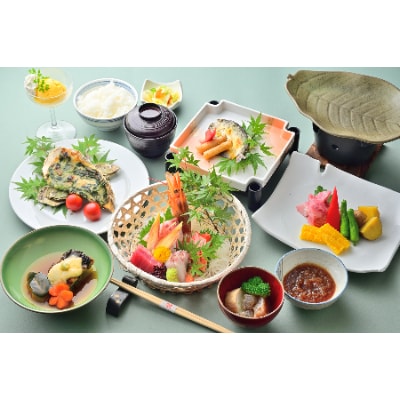 高級旅館【悠湯里庵】にご招待!ゆとり神楽会席とご入浴のセットプラン　2名様の招待券