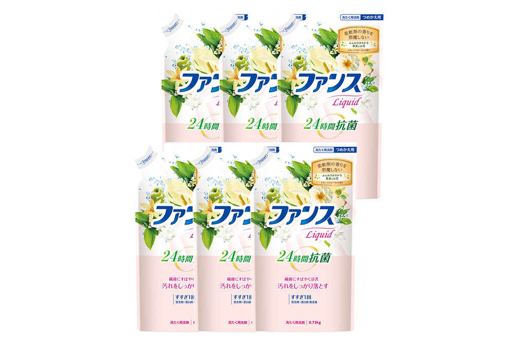 第一石鹸 ファンスリキッド 液体衣料用洗剤 詰替用 0.72kg×6個