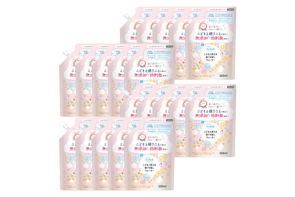 第一石鹸 サイクルスタイルMaMa＆ こどもと使える寝ぐせ直しウォーター 詰替セット 詰替用 500ml×20個