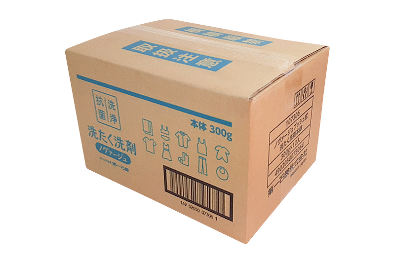 ノヴァージュ 超濃縮衣料用 液体洗剤プッシュ式（本体）300g×12個【1ケース】