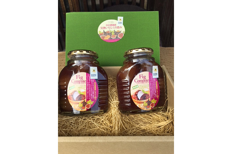 国産いちじくのコンポート　2本セット