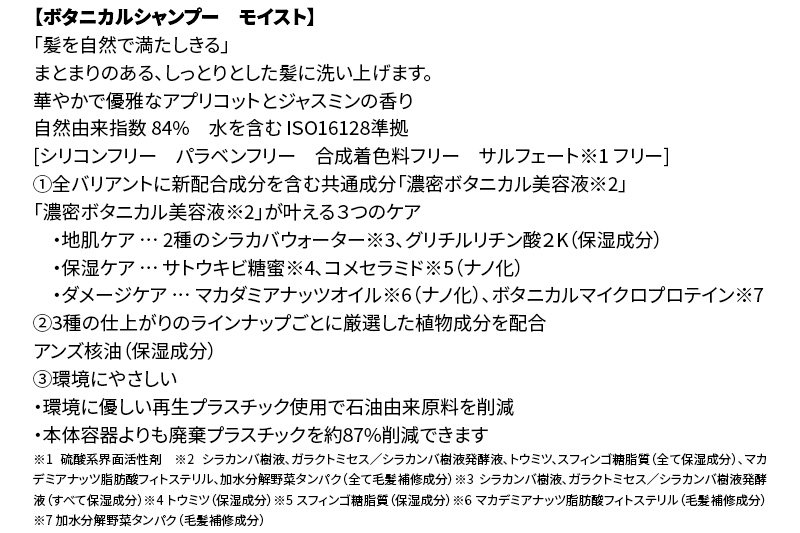 BOTANIST ボタニスト ボタニカルシャンプー 大容量詰替 単品【モイスト】