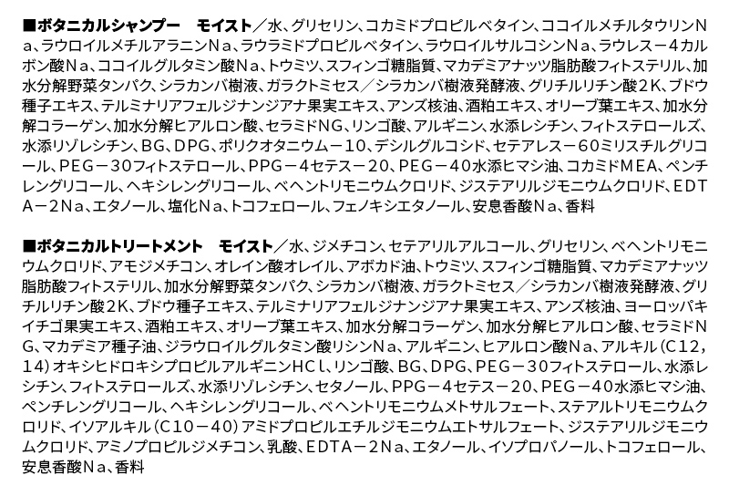《訳あり品》 BOTANIST ボタニスト ボタニカル シャンプー＆トリートメント セット【モイスト】