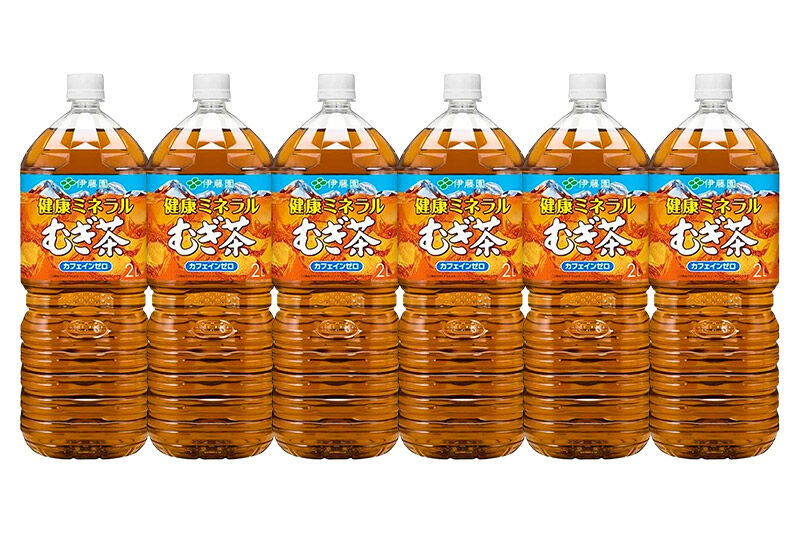 《定期便3ヶ月》健康ミネラルむぎ茶2L×6本【2ケース】 [伊藤園 むぎ茶 麦茶 ペットボトル]