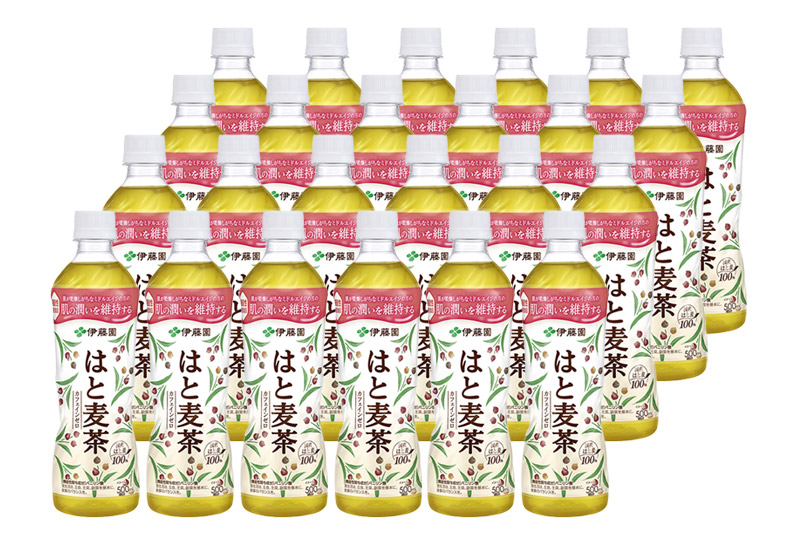 《定期便2ヶ月》【機能性表示食品】はと麦茶＜500ml×24本＞【1ケース】